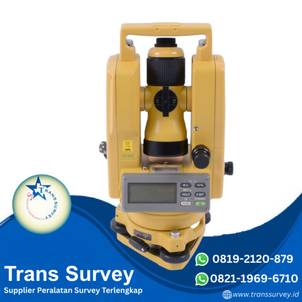 THEODOLITE TOPCON DT-205L Jual Theodolite Topcon DT 205L Bekas Siap Pakai
