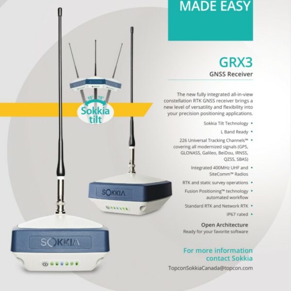 Gps Geodetik Sokkia GRX3 - Gratis Training DKI- Jakarta